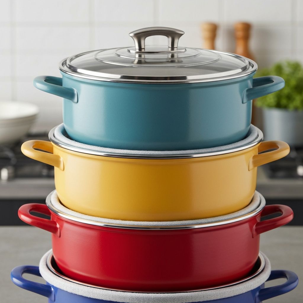 Proper storage of cookware